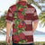 Hawaii Christmas Mele Kalikimaka Hawaiian Shirt I'iwi Bird on Ohia Lehua