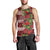 Hawaii Christmas Mele Kalikimaka Men Tank Top I'iwi Bird on Ohia Lehua