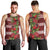 Hawaii Christmas Mele Kalikimaka Men Tank Top I'iwi Bird on Ohia Lehua