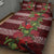 Hawaii Christmas Mele Kalikimaka Quilt Bed Set I'iwi Bird on Ohia Lehua