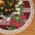 Hawaii Christmas Mele Kalikimaka Tree Skirt I'iwi Bird on Ohia Lehua