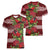 Hawaii Christmas Mele Kalikimaka Women V-Neck T-Shirt I'iwi Bird on Ohia Lehua