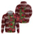 Hawaii Christmas Mele Kalikimaka Zip Hoodie I'iwi Bird on Ohia Lehua