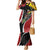 New Zealand Christmas Family Matching Mermaid Dress and Hawaiian Shirt Flora Map with Birds - Polynesian Pride