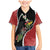 New Zealand Christmas Family Matching Mermaid Dress and Hawaiian Shirt Flora Map with Birds - Polynesian Pride
