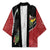 New Zealand Christmas Kimono Flora Map with Birds - Polynesian Pride