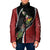 New Zealand Christmas Padded Jacket Flora Map with Birds - Polynesian Pride