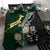 Custom South Africa Mix New Zealand Rugby 2023 Bedding Set World Cup Greatest Rivalry LT7 - Polynesian Pride