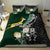 Custom South Africa Mix New Zealand Rugby 2023 Bedding Set World Cup Greatest Rivalry LT7 - Polynesian Pride