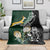 Custom South Africa Mix New Zealand Rugby 2023 Blanket World Cup Greatest Rivalry LT7 - Polynesian Pride