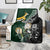 Custom South Africa Mix New Zealand Rugby 2023 Blanket World Cup Greatest Rivalry LT7 - Polynesian Pride