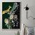 Custom South Africa Mix New Zealand Rugby 2023 Canvas Wall Art World Cup Greatest Rivalry LT7 - Polynesian Pride