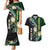 Custom South Africa Mix New Zealand Rugby 2023 Couples Matching Mermaid Dress and Hawaiian Shirt World Cup Greatest Rivalry LT7 Black Green - Polynesian Pride