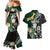 Custom South Africa Mix New Zealand Rugby 2023 Couples Matching Mermaid Dress and Hawaiian Shirt World Cup Greatest Rivalry LT7 - Polynesian Pride