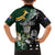 Custom South Africa Mix New Zealand Rugby 2023 Family Matching Puletasi Dress and Hawaiian Shirt World Cup Greatest Rivalry LT7 - Polynesian Pride