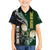 Custom South Africa Mix New Zealand Rugby 2023 Family Matching Puletasi Dress and Hawaiian Shirt World Cup Greatest Rivalry LT7 Son's Shirt Black Green - Polynesian Pride