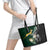 Custom South Africa Mix New Zealand Rugby 2023 Leather Tote Bag World Cup Greatest Rivalry LT7 - Polynesian Pride