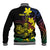 New Caledonia Kanaky Personalized Baseball Jacket Fleche Faitiere - Plumeria