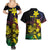 New Caledonia Kanaky Personalized Couples Matching Summer Maxi Dress and Hawaiian Shirt Fleche Faitiere - Plumeria