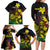 New Caledonia Kanaky Personalized Family Matching Long Sleeve Bodycon Dress and Hawaiian Shirt Fleche Faitiere - Plumeria