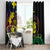 New Caledonia Kanaky Personalized Window Curtain Fleche Faitiere - Plumeria