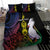 New Caledonia Kanaky Personalized Bedding Set Fleche Faitiere Mix Kagu