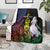 New Caledonia Kanaky Personalized Blanket Fleche Faitiere Mix Kagu