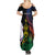 New Caledonia Kanaky Personalized Summer Maxi Dress Fleche Faitiere Mix Kagu