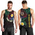 Personalised Vanuatu Men Tank Top Turtle Chest Tattoo Flag Color - Shefa LT7 - Polynesian Pride