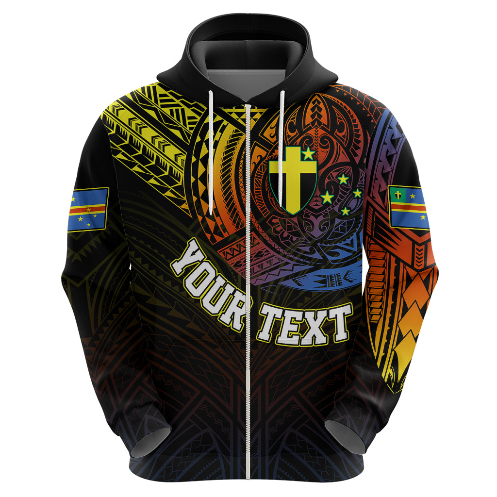 Custom Vanuatu Hoodie Turtle Chest Tattoo Flag Color Tafea LT7 - Polynesian Pride