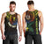 Personalised Vanuatu Men Tank Top Turtle Chest Tattoo Flag Color - Tafea LT7 - Polynesian Pride