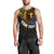 Personalised Vanuatu Men Tank Top Turtle Chest Tattoo Flag Color - Tafea LT7 - Polynesian Pride