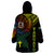 Personalised Vanuatu Wearable Blanket Hoodie Turtle Chest Tattoo Flag Color - Tafea LT7 - Polynesian Pride