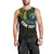 Personalised Vanuatu Men Tank Top Turtle Chest Tattoo Flag Color - Torba LT7 - Polynesian Pride