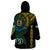 Personalised Vanuatu Wearable Blanket Hoodie Turtle Chest Tattoo Flag Color - Torba LT7 - Polynesian Pride