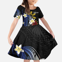 Personalized Philippines Tribal Family Matching Tank Maxi Dress and Hawaiian Shirt Tropical Waves - Plumeria