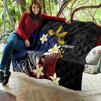 Personalized Philippines Tribal Quilt Tropical Waves - Plumeria