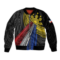 Philippines Sun Bomber Jacket Pasifika Tribal Style