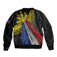 Philippines Sun Bomber Jacket Pasifika Tribal Style