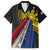 Philippines Sun Family Matching Off The Shoulder Long Sleeve Dress and Hawaiian Shirt Pasifika Tribal Style