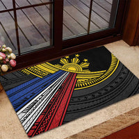Philippines Sun Rubber Doormat Pasifika Tribal Style