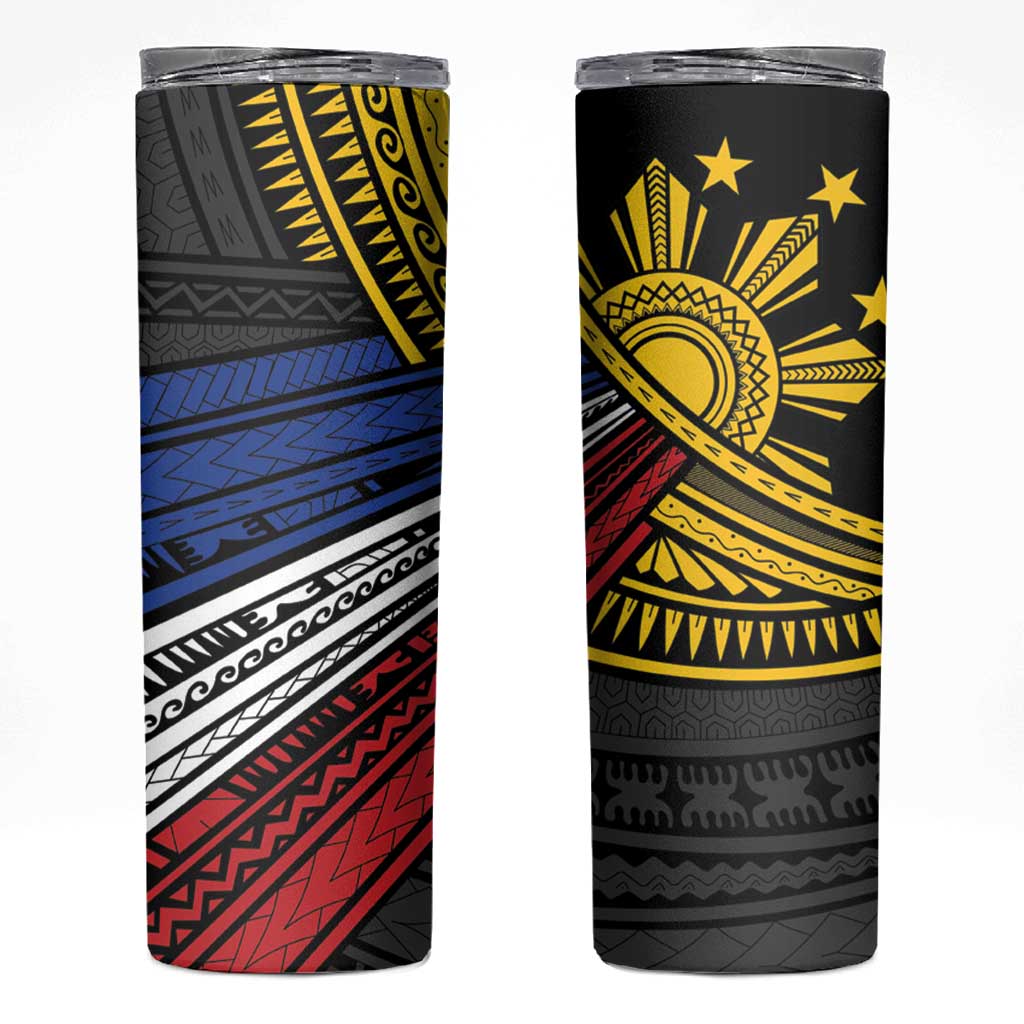 Philippines Sun Skinny Tumbler Pasifika Tribal Style