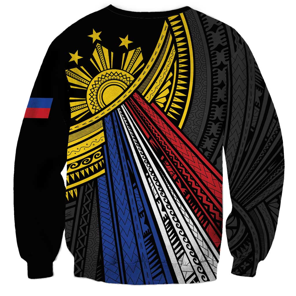 Philippines Sun Sweatshirt Pasifika Tribal Style