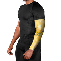 Hawaii Oahu Island Flowers Lei Arm Sleeves Yellow Ilima Mix Plumeria LT7 - Polynesian Pride