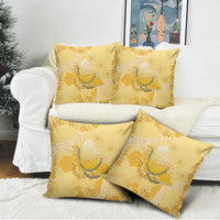 Hawaii Oahu Island Flowers Lei Pillow Cover Yellow Ilima Mix Plumeria LT7 - Polynesian Pride