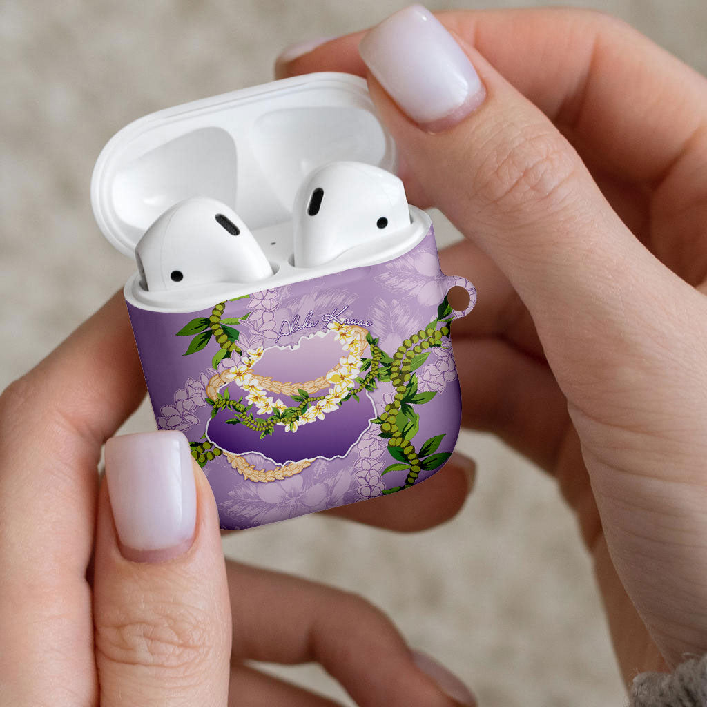 Hawaii Kauai Island Flowers Lei AirPods Case Mokihana Lei LT7 - Polynesian Pride
