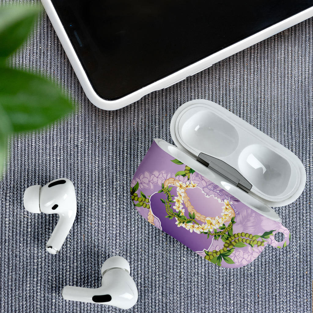 Hawaii Kauai Island Flowers Lei AirPods Case Mokihana Lei LT7 - Polynesian Pride