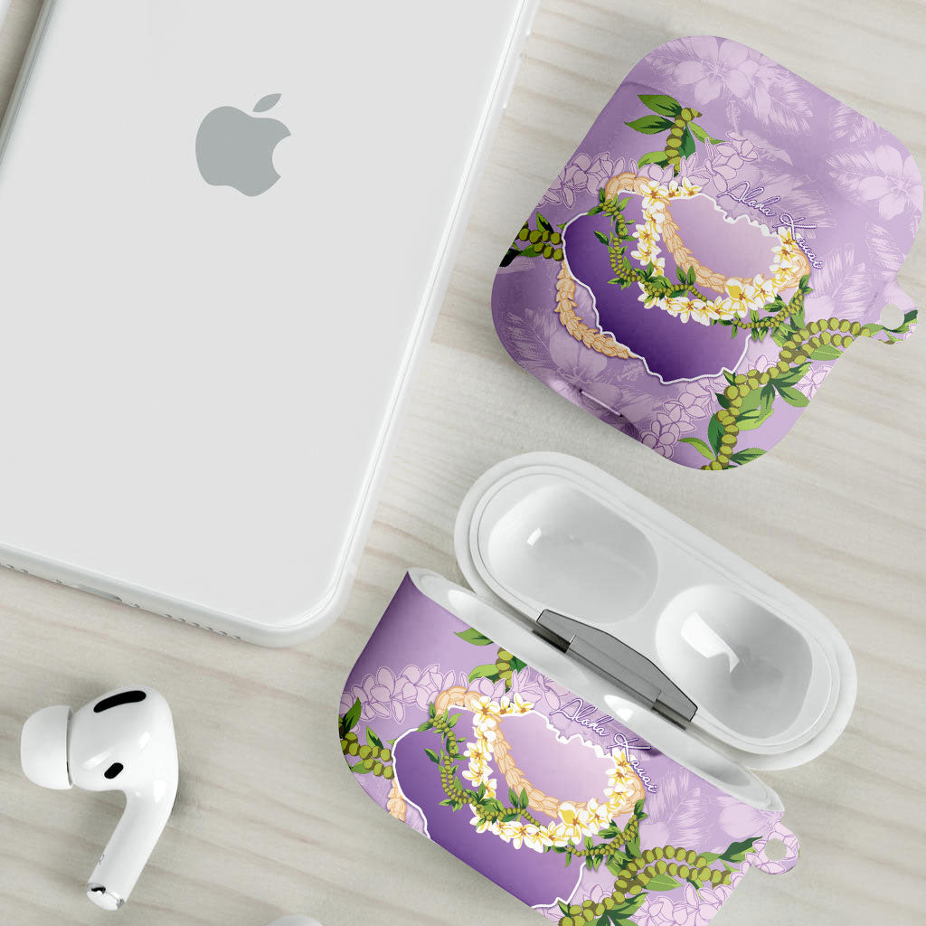 Hawaii Kauai Island Flowers Lei AirPods Case Mokihana Lei LT7 - Polynesian Pride