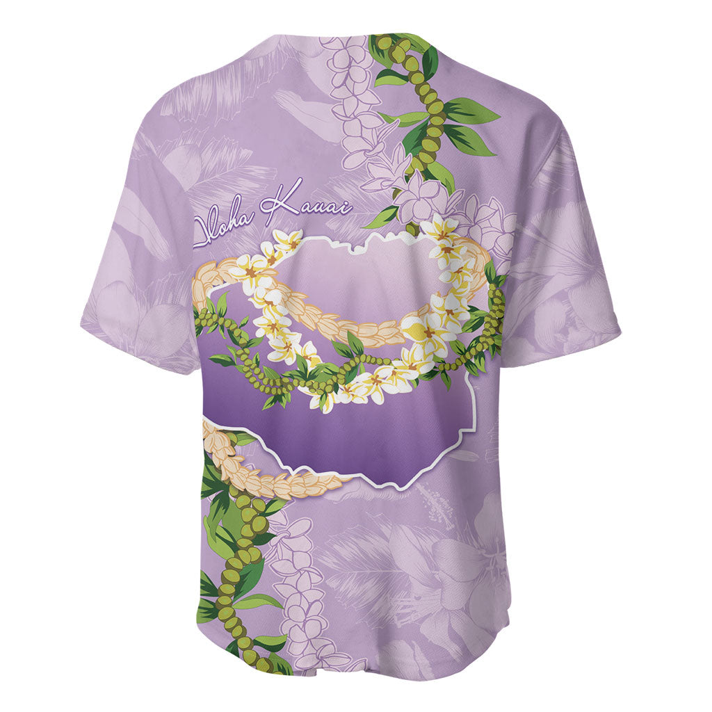 Hawaii Kauai Island Flowers Lei Baseball Jersey Mokihana Lei LT7 - Polynesian Pride