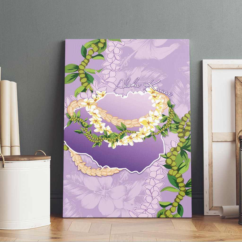 Hawaii Kauai Island Flowers Lei Canvas Wall Art Mokihana Lei LT7 - Polynesian Pride